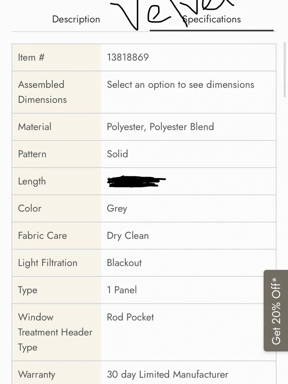 Neutral Gray Velvet Drapery Panels - (2)